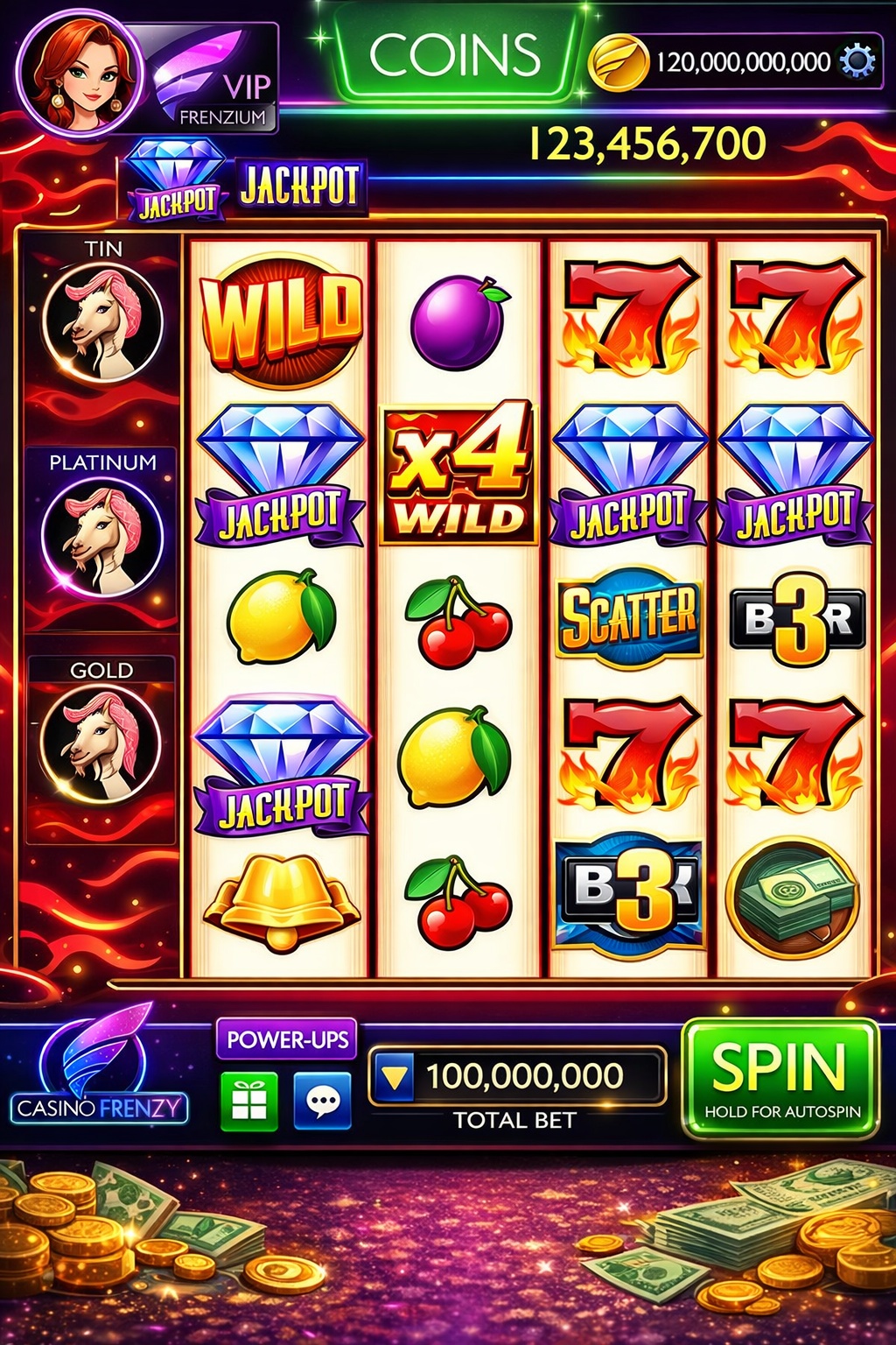 Cash Stampede Slots game
